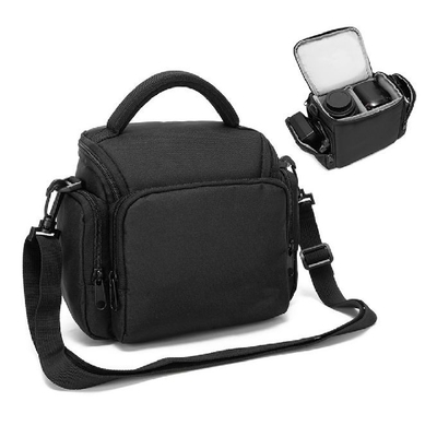 Borsa inter- dell'imbracatura della macchina fotografica del sacco per cadaveri della macchina fotografica impermeabile durevole nera portatile