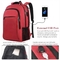Anti studente School Bag di furto dell'ufficio del computer portatile dello zaino degli zainhi casuali rossi di sport