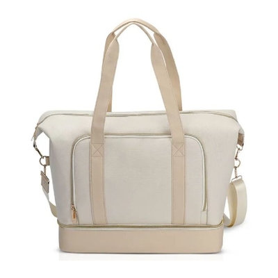 Le borse di tela su misura del Weekender impermeabilizzano la borsa di viaggio della borsa di Duffle per le donne