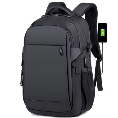 15Zaino portatile per viaggi d'affari impermeabile a misura.6 pollici con carica USB