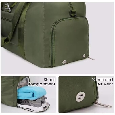 Borsa da ginnastica con scarpe da tasca bagnato Compartimento Borsa portatile per weekend