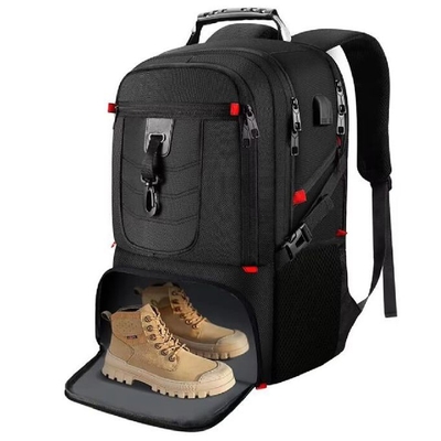 Sacchetto per sport fitness a misura, impermeabile, zaino per viaggi scolastici, con vano per scarpe, porta di ricarica USB