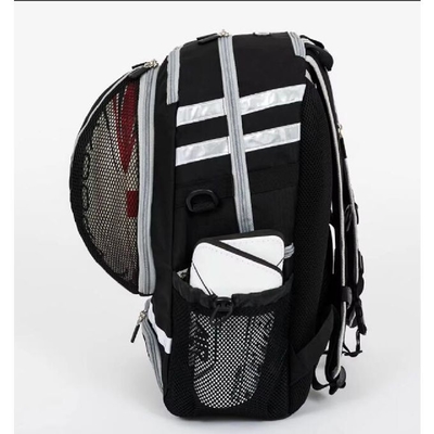 Zaino sportivo nero Zaino da calcio Zaino da basket Zaino con scompartimento per palle