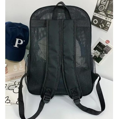 Moda Unisex Studenti Zaino di rete Borsa scolastica Borsa estiva Borsa da spiaggia