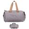 La borsa di tela impermeabile di colore grigio/borsa leggera di viaggio ha personalizzato il logo