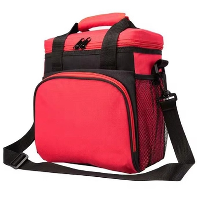 Sacchetto per pranzo isolato per ufficio poliestere elegante fitness impermeabile riutilizzabile sacchetto termico raffreddatore