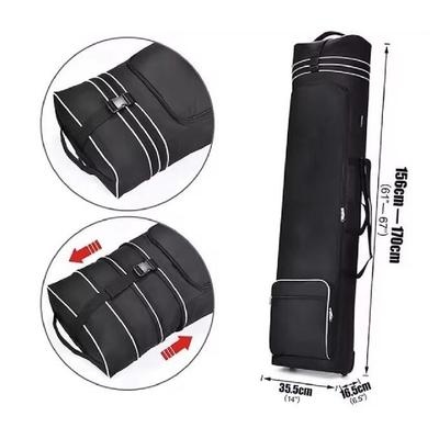 Borsa da viaggio per snowboard impermeabile con imbottitura Borsa da snowboard pieghevole con ruote