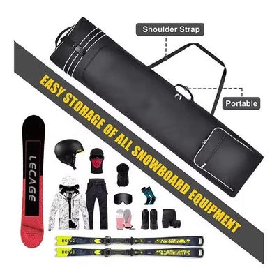 Borsa da viaggio per snowboard impermeabile con imbottitura Borsa da snowboard pieghevole con ruote