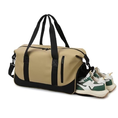 Borsa da ginnastica di grande capacità Separazione secca e umida Borse da viaggio con vano per scarpe