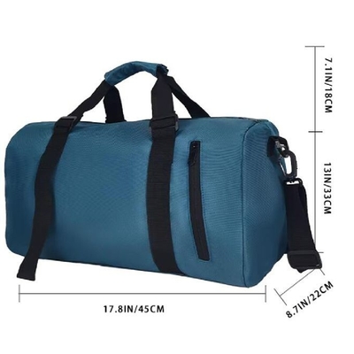 Borsa da ginnastica sportiva personalizzata Borsa da fitness leggera Borsa da yoga impermeabile con tasca secca e umida e vano per scarpe