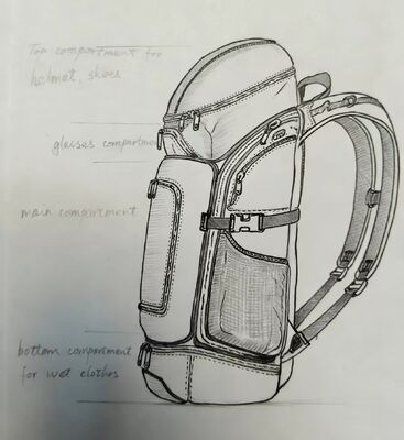 Borsa Sportiva Borsa Sportiva per Attività all'Aperto Costruzione in Poliestere Resistente all'Acqua Logo Personalizzato Perfetta per Palestra, Escursionismo e Viaggi