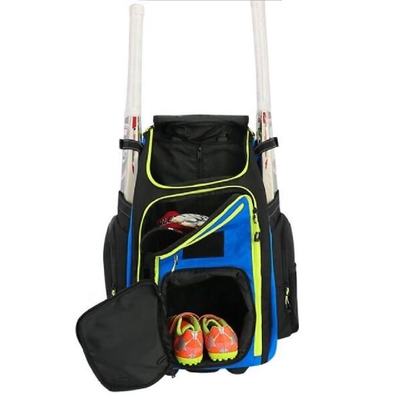 Compartimento impermeabile su ordinazione della scarpa di Kit Bag With Trolley Wheels del cricket
