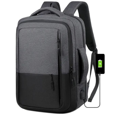 Zaino portatile da lavoro leggero impermeabile confortevole con porta di ricarica USB